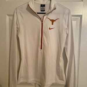 Nike DriFit Half Zip Longhorn Sweatshirt